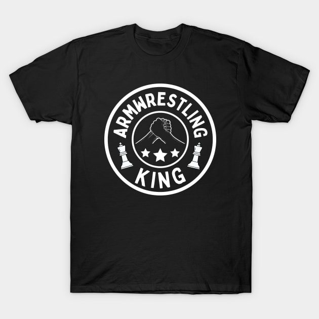 Arm Wrestling T-Shirt by footballomatic